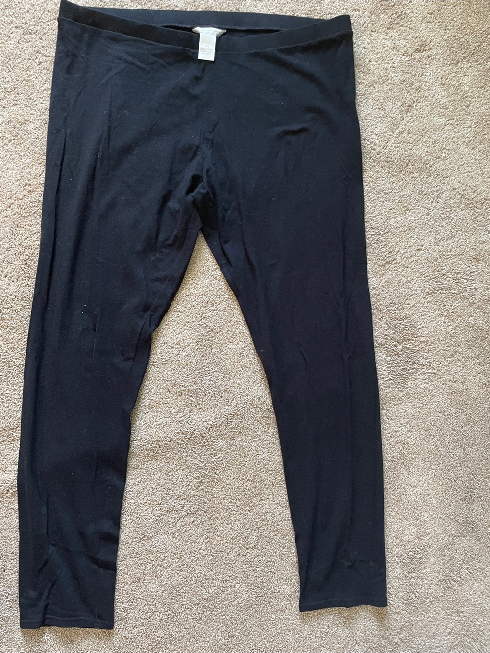 LC Lauren Conrad Women's Black Stretch Leggings - Essential Everyday